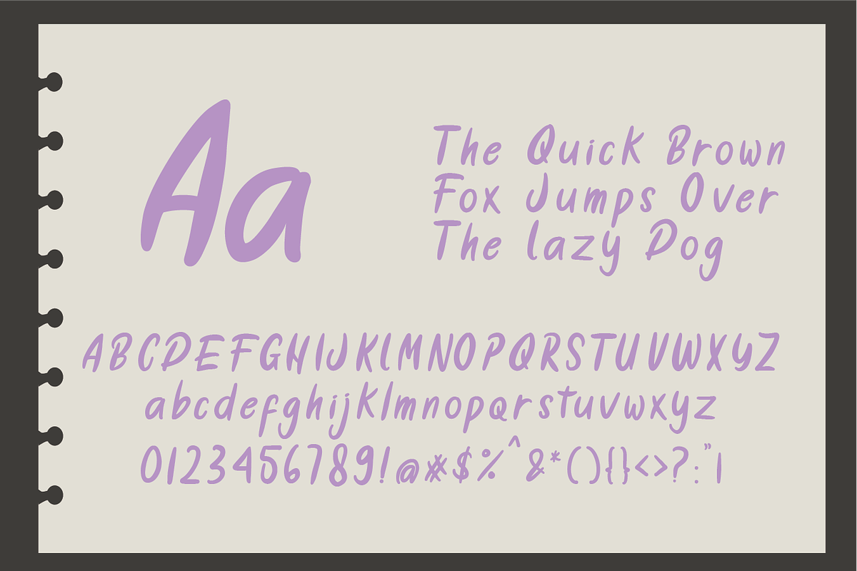 Tonehead - Playful Handwritten Font, a Handwritten Font by Berdansabersama (Photo 2 of 8)