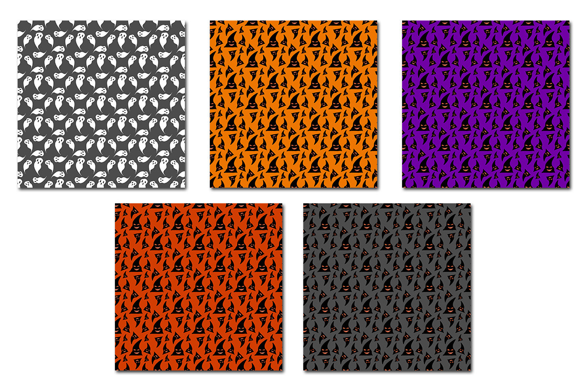 Halloween Seamless Pattern 3, a Pattern Graphic by tchastudio (Photo 2 of 5)