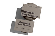 Minimalist Business Card Mockup Set, an Advertising Mockup by pixelmock (Thumbnail 11 of 15)