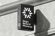 Signboard Vertical Mock-up, an Advertising Mockup by zippypixelstudio (Thumbnail 9 of 14)