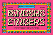 Embers Modern Display, a Symbol Font by Aiyari (Thumbnail 1 of 15)