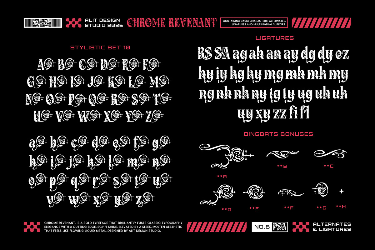 Chrome Revenant Typeface, a Serif Font by alit design (Photo 13 of 17)