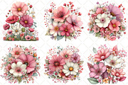 Watercolor Wildflower Clipart, an Illustration by Black Bird Studio (Thumbnail 4 of 5)