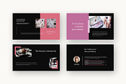 Huio : Beauty Brand Google Slides, a Presentation Template by Punkl Camp (Thumbnail 12 of 16)