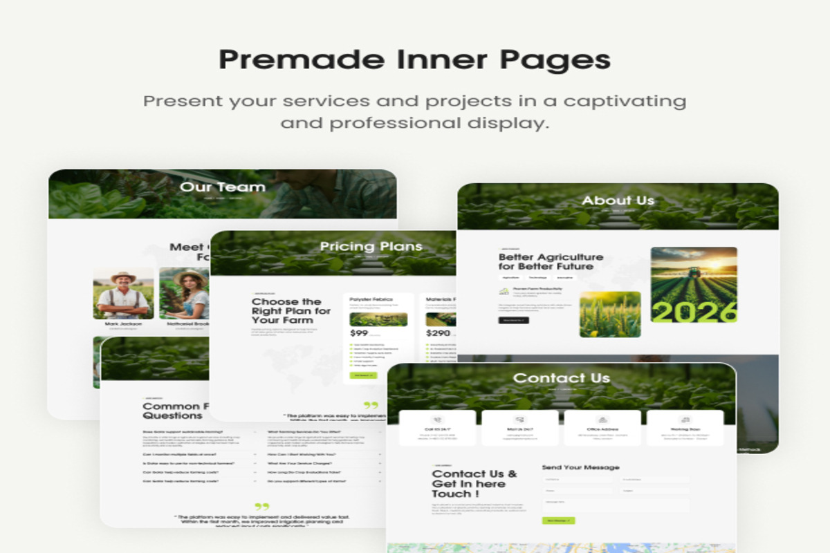 Gofar – Agriculture & Organic Farms, a WordPress Template by Opal Wordpress Theme (Photo 10 of 10)