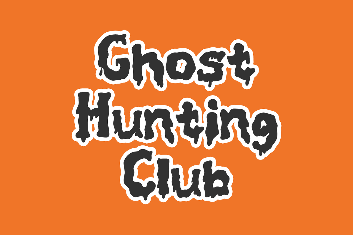 Ghosties - A Spooky Display Font, a Handwritten Font by Beck McCormick (Photo 9 of 10)