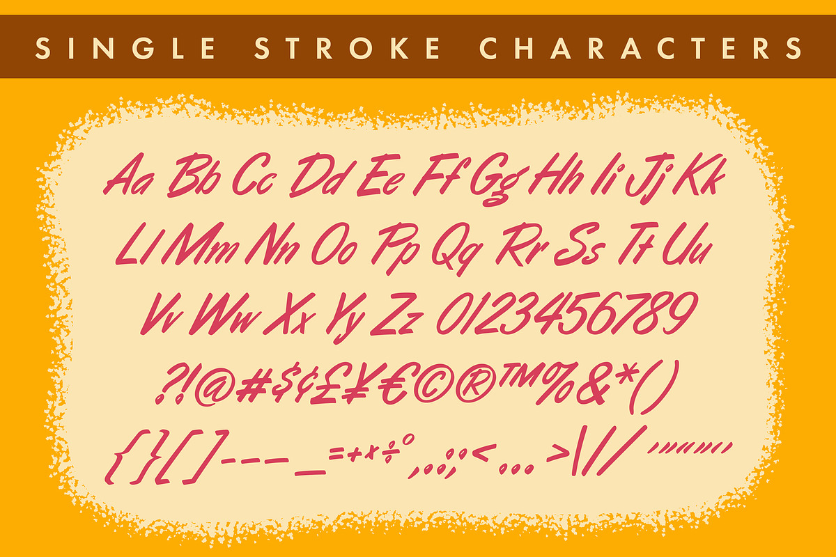 Single Stroke | Retroset Typeface!, a Script Font by StudioWorks (Photo 2 of 10)