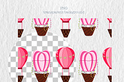 Hot Air Ballons Seamless Pattern, a Decorative Illustration by Oleksandra Illustrates (Thumbnail 6 of 12)