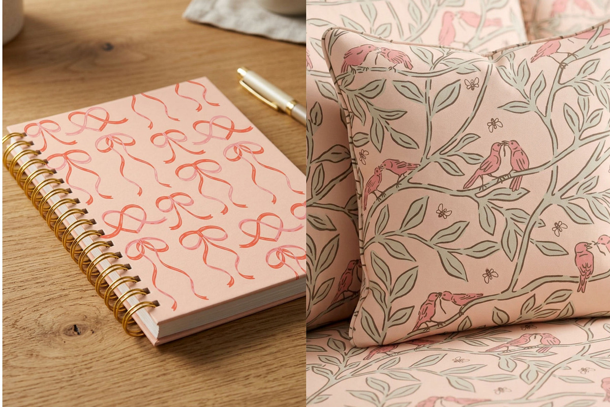 Renaissance Romance Patterns & Fonts, a Pattern Graphic by Liz Kohler Brown (Photo 7 of 11)