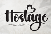 Hostage | Script Font, a Handwritten Font by Scratchones (Thumbnail 1 of 9)