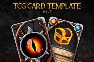 TCG Card Template vol. 2