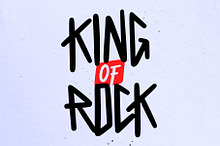 King of Rock Heavy Metal Font