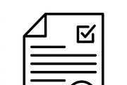 32 Accounting Bookkeeping Icon Set, an Outline Icon by adenpinkstore (Thumbnail 13 of 15)