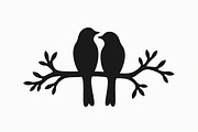 Bird Silhouette design bundle, an Illustration by Designs_River (Thumbnail 7 of 13)