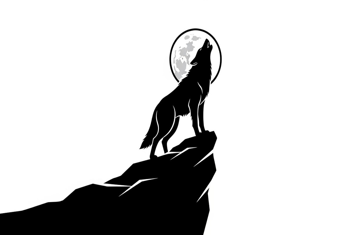 40 Wolf Moon Silhouette Vector Bundl, an Illustration by Amazin_art (Photo 19 of 41)