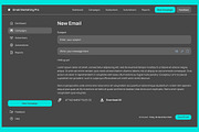 Email marketing Analytics Dashboard, an UI Kit Template by nagaredesignstudio (Thumbnail 3 of 5)