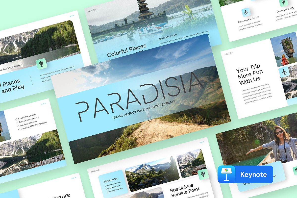 PARADISIA - Travel Agency Keynote, a Presentation Template by rgbryand (Photo 1 of 9)