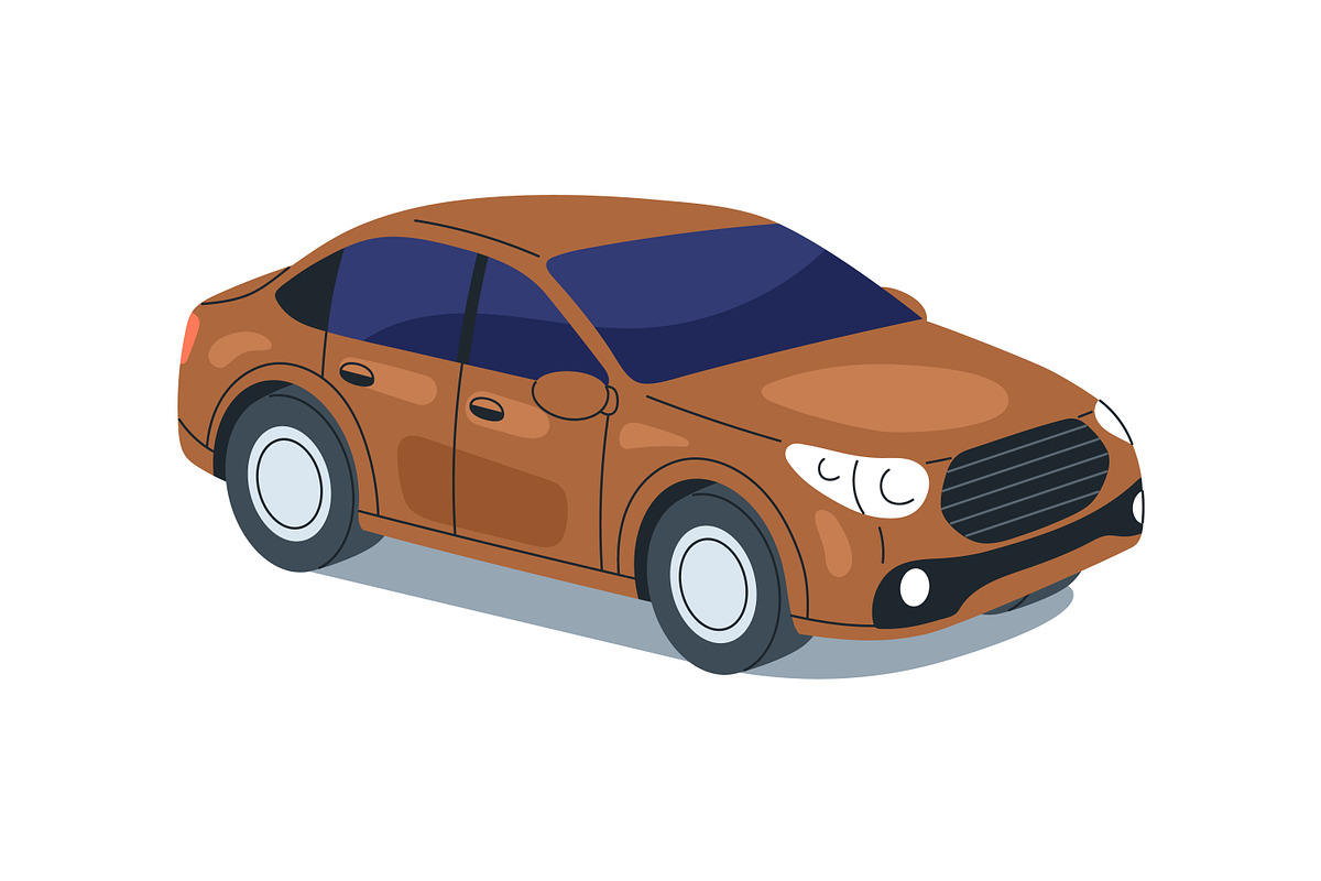 Auto vehicles, passenger cars set, a Transportation Illustration by Good Studio (Photo 10 of 11)
