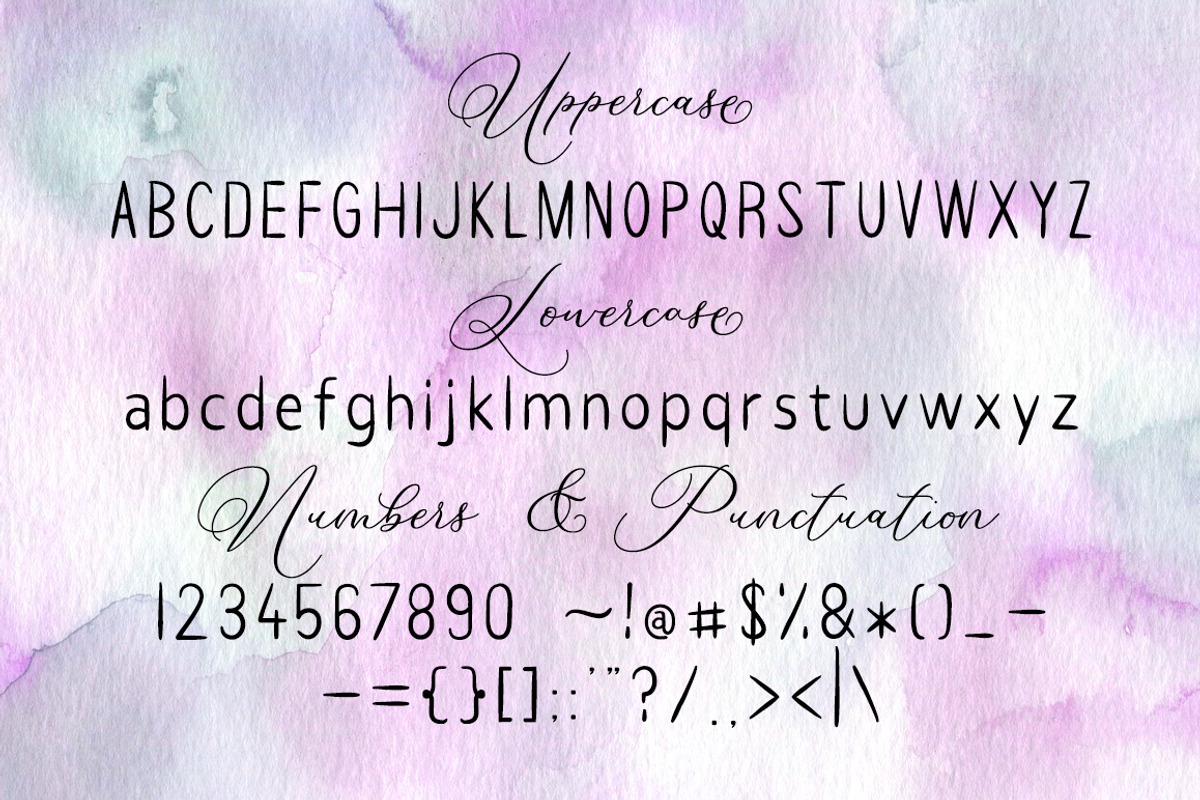 audrey Script Font Duo preview 8