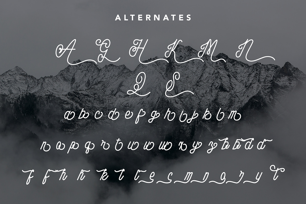 Folkestone - Modern Vintage Script, a Script Font by Arendxstudio (Photo 10 of 10)