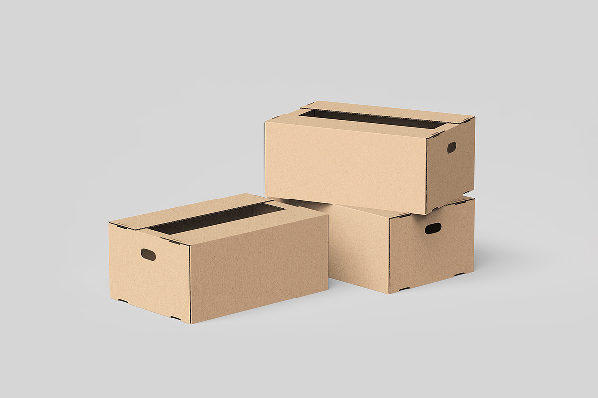 Fresh Fruit Carton Mockup, a Packaging Mockup by Ram Studio LLC (Photo 8 of 16)