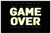 Game Over glitch, a Technology Illustration by Good Studio (Thumbnail 1 of 3)