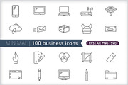 Minimal 100 business icons, an Outline Icon by Picture Window (Thumbnail 3 of 10)