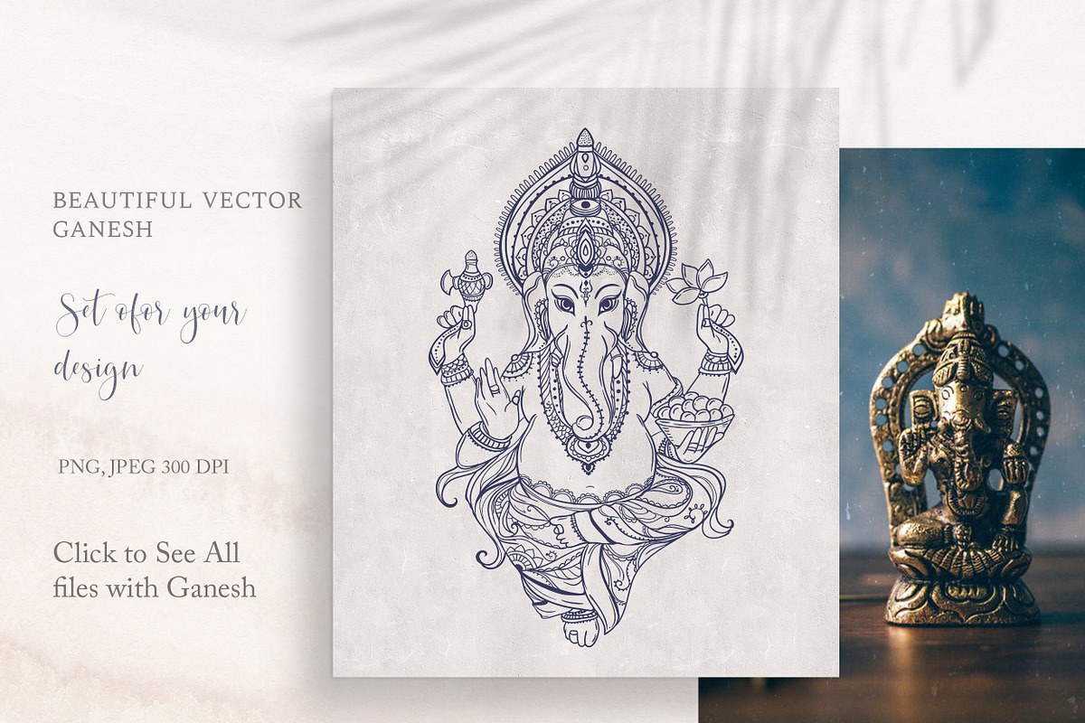 71 items India Dreams Ethnic Set, an Illustration by anvinoart (Photo 4 of 16)