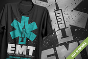 EMT - T-Shirt Design, a Healthcare Illustration by artnook (Thumbnail 1 of 6)