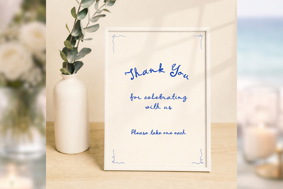 Wedding Favors Card bd001, a Card Template by TyphoonStudio (Photo 5 of 9)