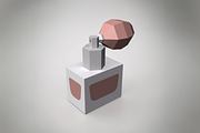 Perfume bottle favor - 3d papercraft, a Print Template by PAPER amaze (Thumbnail 4 of 6)