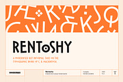 Rentoshy, a Font by Wondermake (Thumbnail 1 of 8)