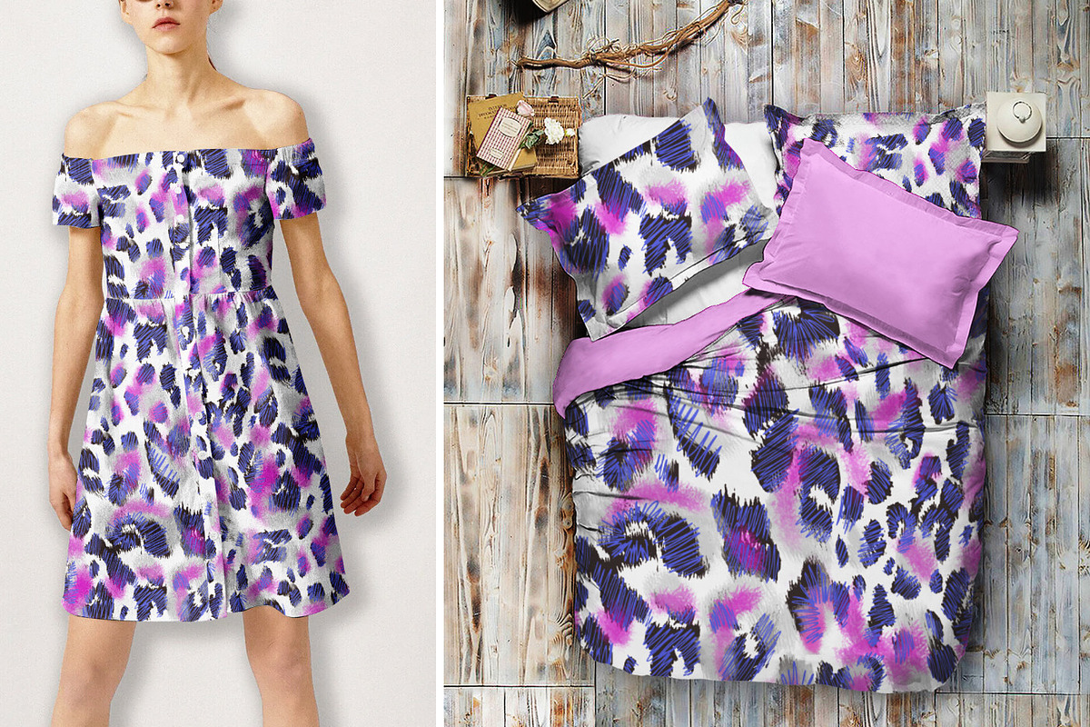 Abstract Scribble Leopard Seamless, a Pattern Graphic by Gullenda (Photo 4 of 6)