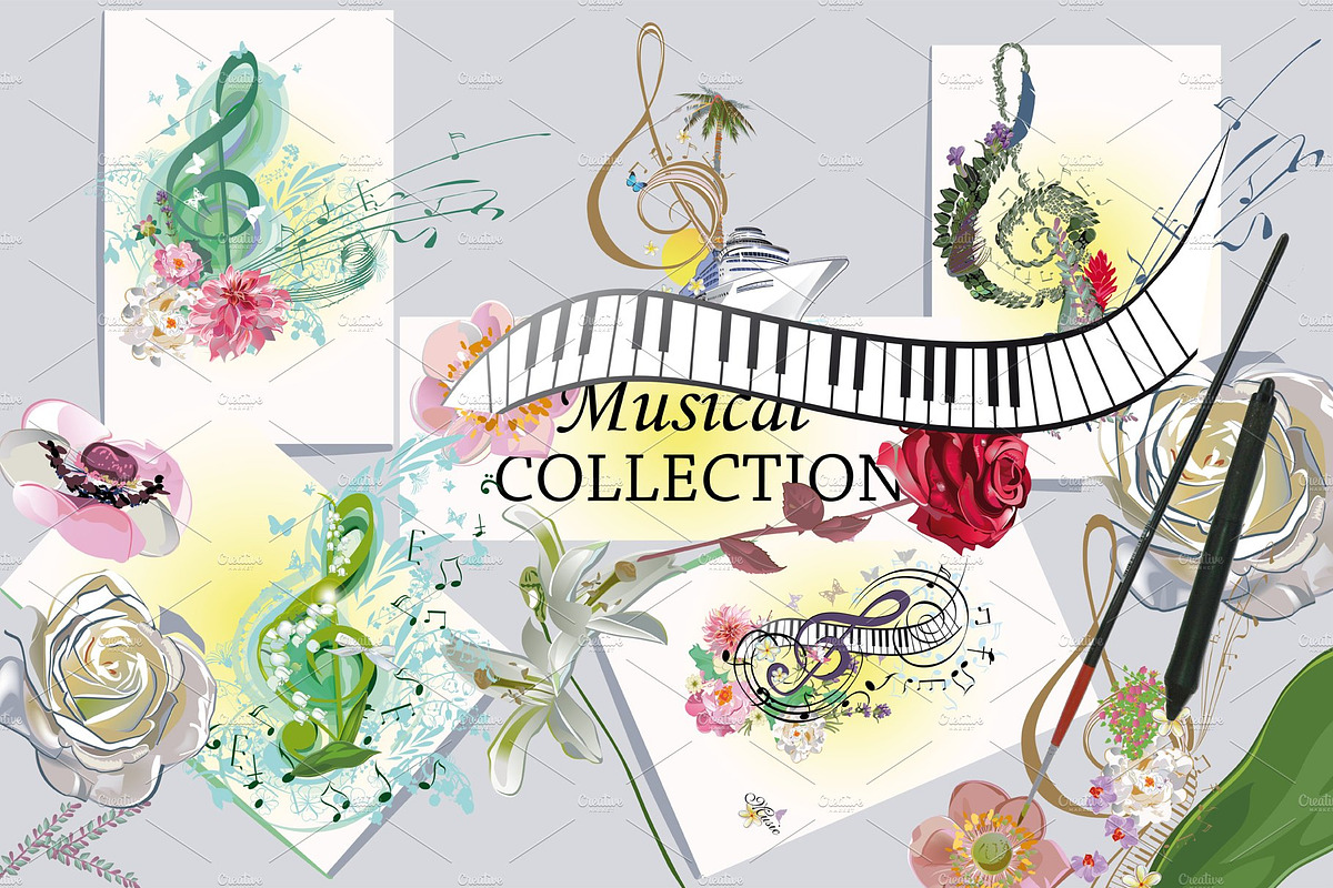 Musical collection., an Illustration by Laifalight (Photo 1 of 8)