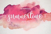 Summertime, a Handwritten Font by supfonts (Thumbnail 1 of 5)