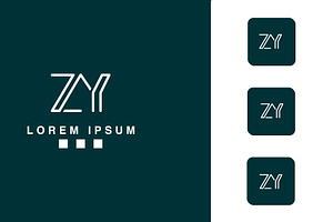 ZY, YZ Abstract logo design, a Branding & Logo Template by art_creater