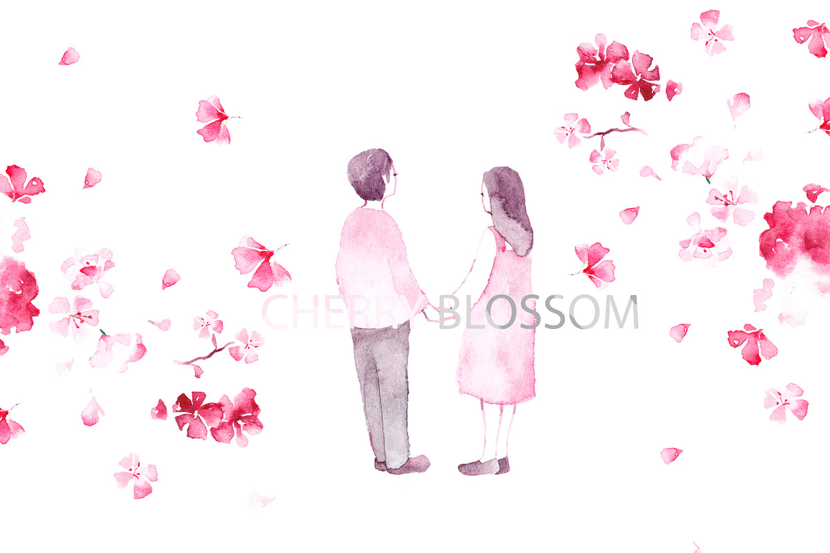 Cherry blossom, a Person Illustration by Knysh Ksenya (Photo 5 of 7)