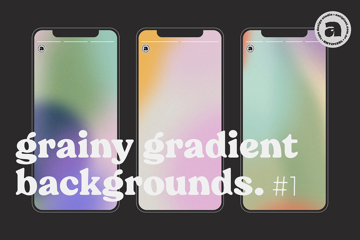 Grainy Gradient Backgrounds #1, a Texture Graphic by Antipixel Type Studio (Photo 9 of 13)