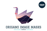 Origami Image Masks + Bonus!, an Object Graphic by 52NINE GRAPHICS (Thumbnail 1 of 5)