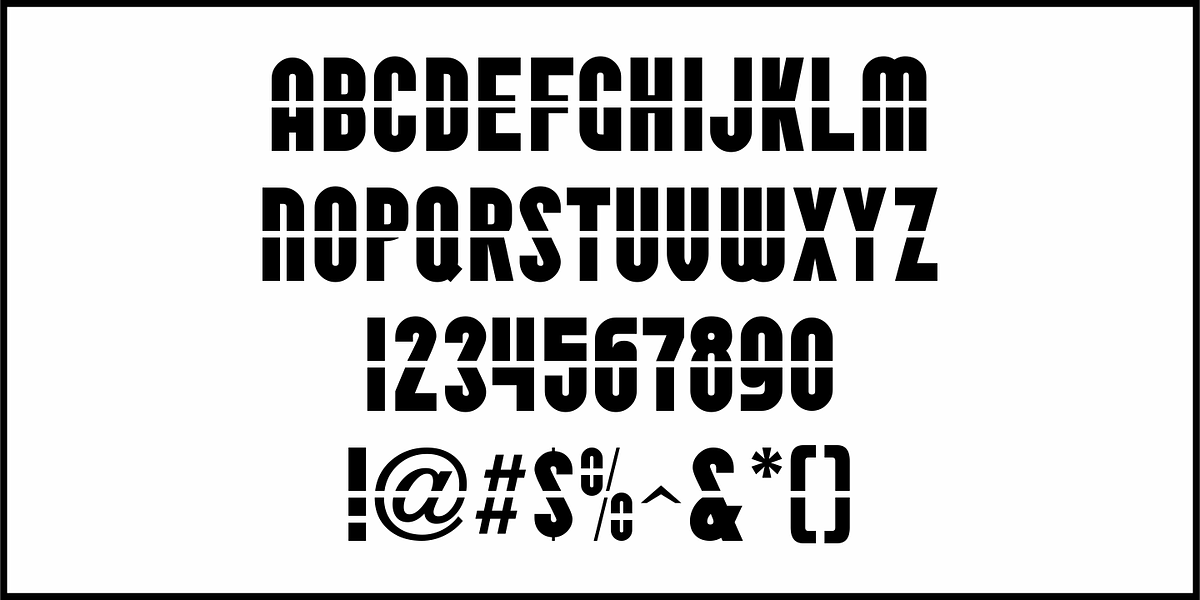 Divided Highway JNL, a Sans Serif Font by Jeff Levine Fonts (Photo 3 of 5)