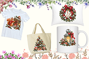 Cozy Christmas Clipart Bundle PNG, a Seasonal Illustration by Ink Gallery (Thumbnail 5 of 8)