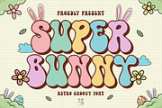 Super Bunny Font, a Font by KengGraphic (Thumbnail 1 of 12)