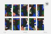Night in the Jungle Abstract Shapes, an Animal Illustration by All This Concept (Thumbnail 8 of 15)