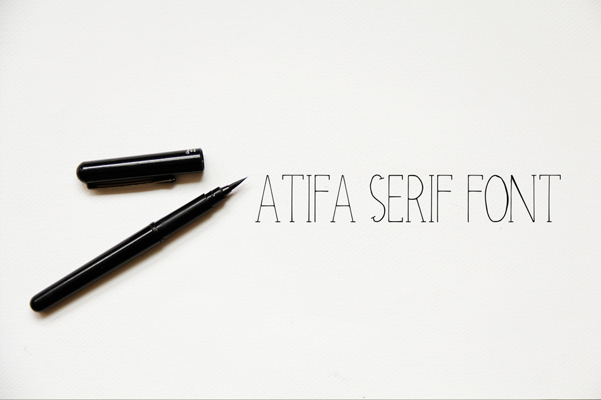 Atifa Serif Font