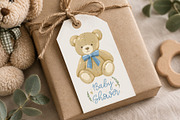 Watercolor Goose Baby Shower Clipart, an Animal Illustration by ArtGiftsStudio (Thumbnail 2 of 5)
