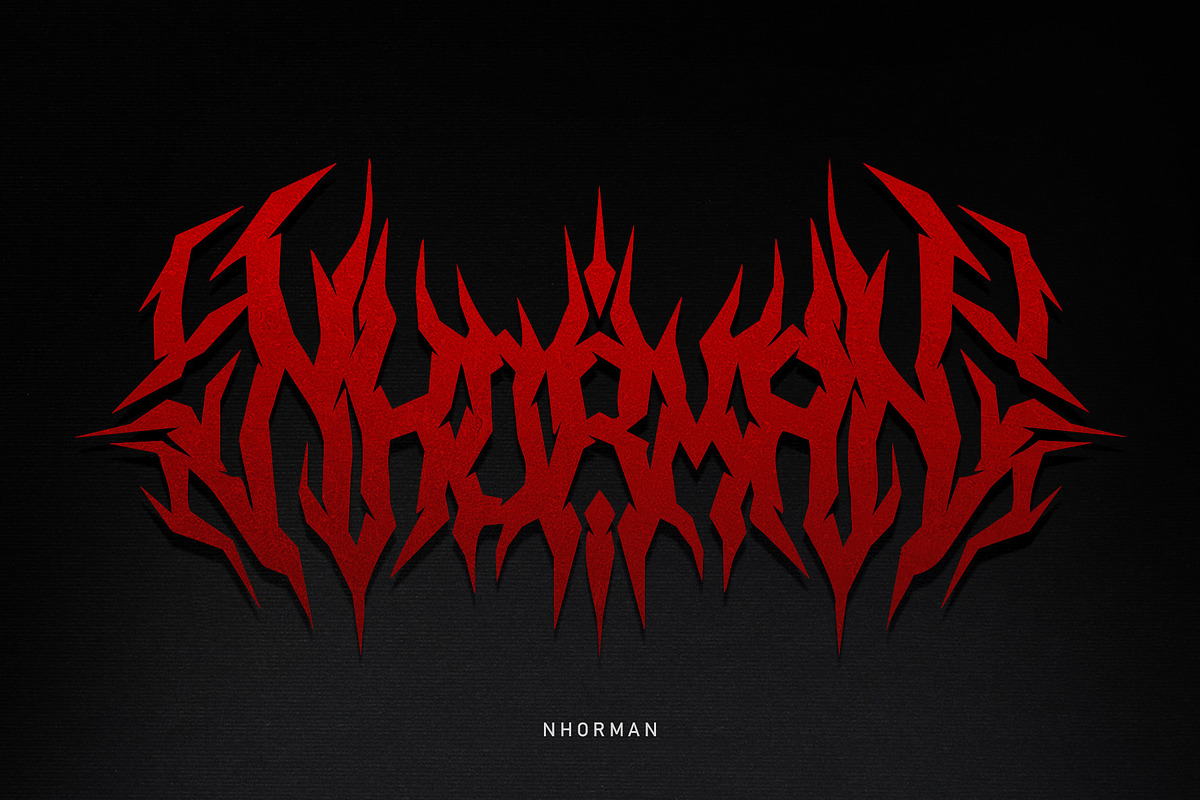 Morexbomb | Metal Font, a Blackletter Font by WingBuk (Photo 5 of 13)