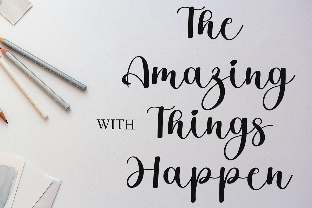 Floral Wedding, a Handwritten Font by FreshTypeINK (Photo 7 of 7)