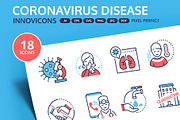 Coronavirus Disease Innovicons, an Outline Icon by Boyko Pictures (Thumbnail 1 of 9)
