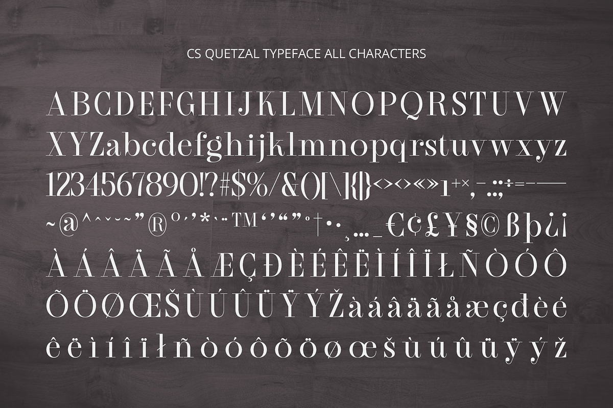 CS Quetzal – Classic Font, a Serif Font by Craft Supply Co. (Photo 8 of 8)