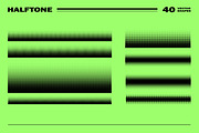 40 Halftone Vector Shapes, an Object Graphic by Pykhtik Design Shop (Thumbnail 5 of 6)